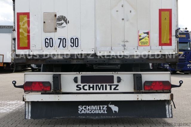 تریلر نیمه باز با چادر برزنتی SCHMITZ CARGOBULL S3 Pritsche Plane Edscha SCHMITZ-ACHSEN