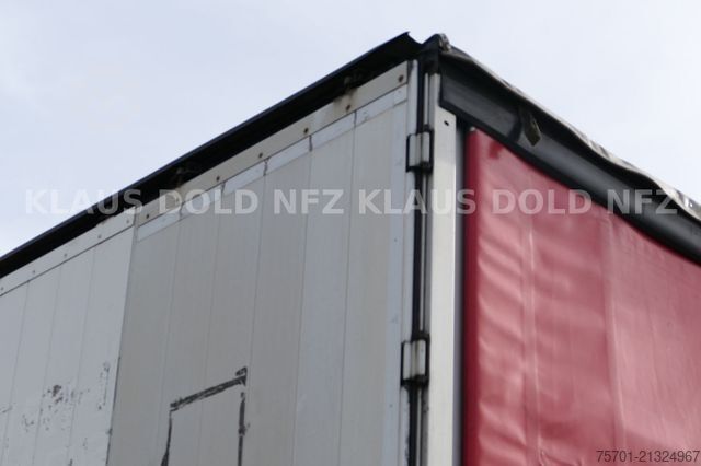 تریلر نیمه باز با چادر برزنتی SCHMITZ CARGOBULL S3 Pritsche Plane Edscha SCHMITZ-ACHSEN