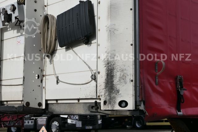 تریلر نیمه باز با چادر برزنتی SCHMITZ CARGOBULL S3 Pritsche Plane Edscha SCHMITZ-ACHSEN