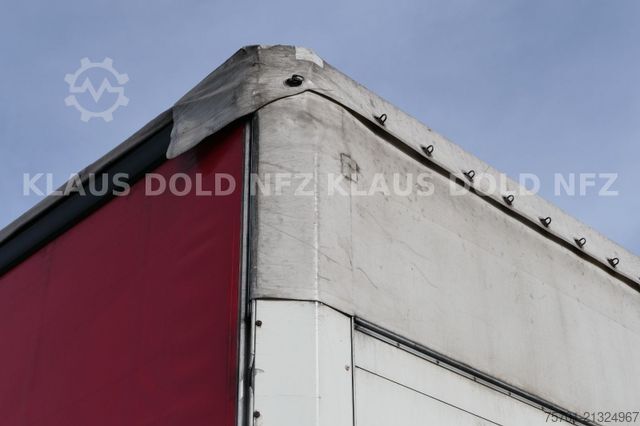 تریلر نیمه باز با چادر برزنتی SCHMITZ CARGOBULL S3 Pritsche Plane Edscha SCHMITZ-ACHSEN