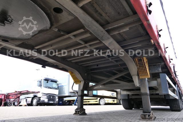 تریلر نیمه باز با چادر برزنتی SCHMITZ CARGOBULL S3 Pritsche Plane Edscha SCHMITZ-ACHSEN