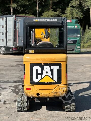 Mini excavator CATERPILLAR 301.8C Gummikette / 2 Löffel / Schwenkschaufel