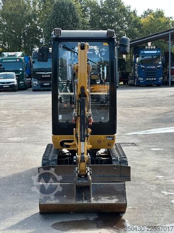 Mini excavator CATERPILLAR 301.7D Gummikette / 2 Löffel / Schwenkschaufel