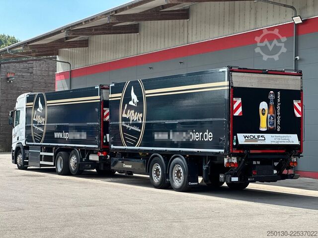 Beverage truck SCANIA R410 6x2 LL EWERS Getränketransport Zug mit LBW