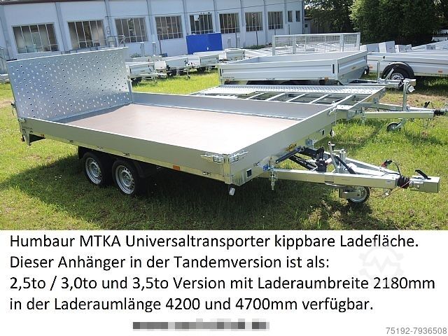 Humbaur MTKA354222 Allcomfort Universaltransporter kippbar Ladefläche 420 x 218cm