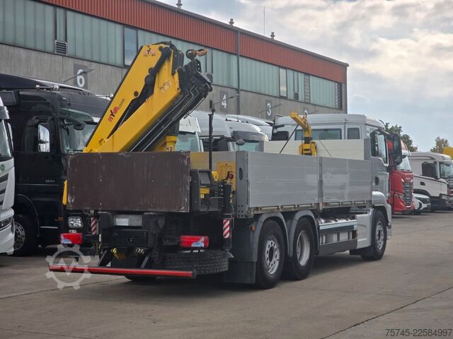 Truck mounted crane MAN TGS 26.360 *  HYVA-KRAN * 19.3M * FERNBEDIENUNG