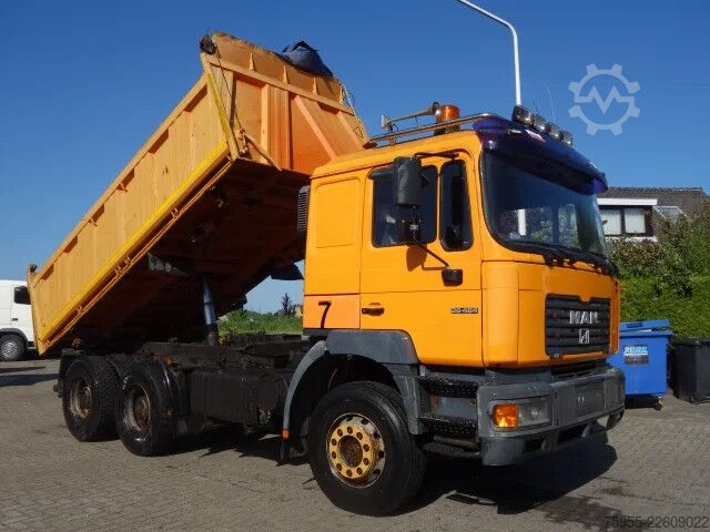 Trukkabíll MAN 26.464 6X4 MEILLER KIPPER,JET BORD,AIRCO