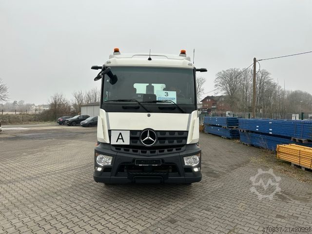 Āķa konteineru automašīna MERCEDES-BENZ Arocs 3243 8x2 / M-Tec HLS 20 Silosteller + Funk