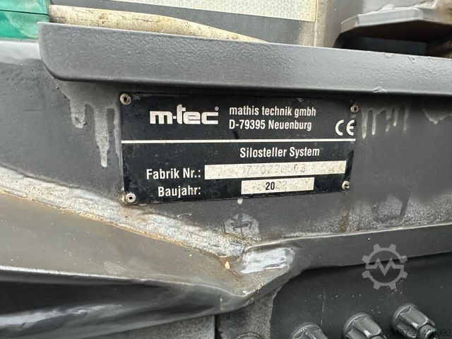 Āķa konteineru automašīna MERCEDES-BENZ Arocs 3243 8x2 / M-Tec HLS 20 Silosteller + Funk