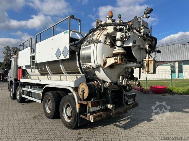 Vakumska cisterna MERCEDES-BENZ Actros 4141 K / 8x4 / KOKS Kombi