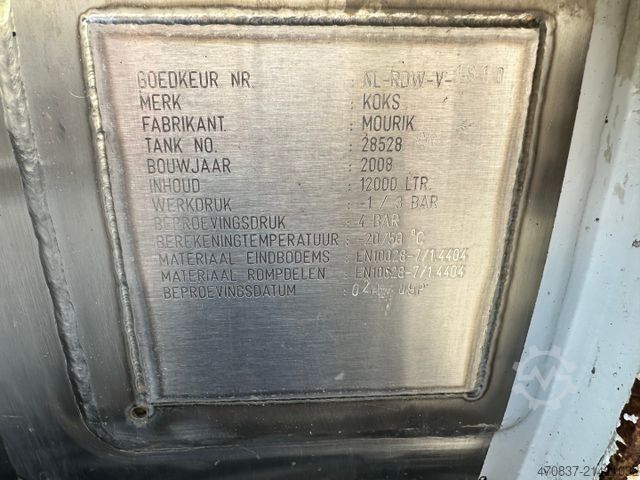 Vakumska cisterna MERCEDES-BENZ Actros 4141 K / 8x4 / KOKS Kombi