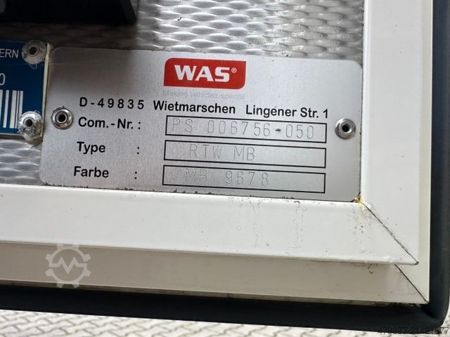 Пожежна машина MERCEDES-BENZ Sprinter 519 CDI / WAS + Trage