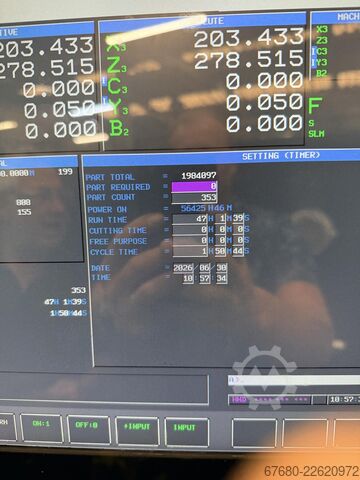 Pusat pembubutan dan milling CNC Nakamura-Tome Super NTY3-150
