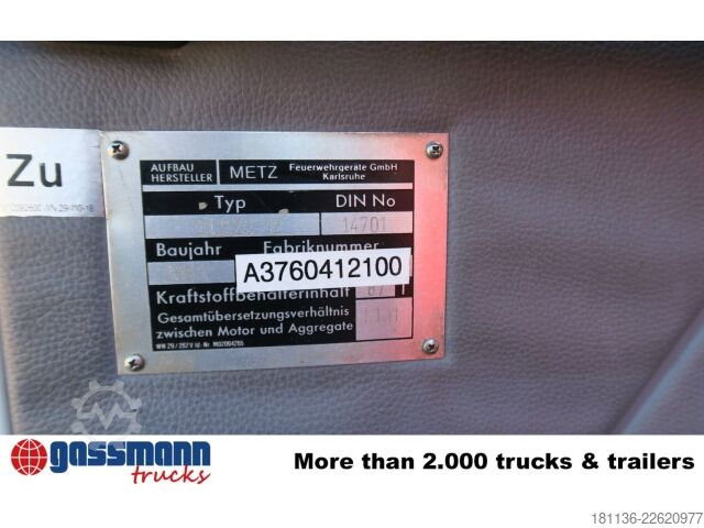 Truk pemadam kebakaran Mercedes-Benz 1524 Metz Drehleiter DLK 23-12, 23 mtr.