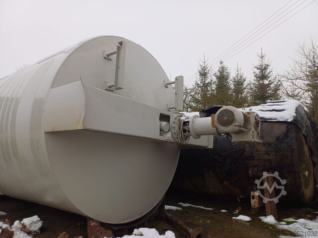 Bồn chứa Insulated 50m3 stainless steel tank with heating jacket and agitator