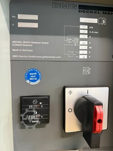 Vertikálne obrábacie centrum Deckel Maho DMC 835V