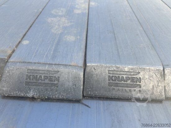 Semirreboque com piso móvel KNAPEN K100/KT01, 10 MM, LIFTACHSE,FUNK  UNFALLSCHADEN