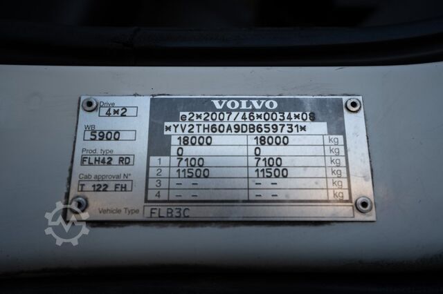 Transporte refrigerado/congelado VOLVO FLH 290 +CARRIER