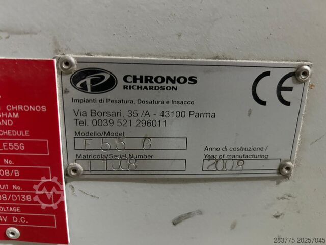 Åpenmunnet sekkefyller Chronoss Richardson Statec GAP1000/G150/TF