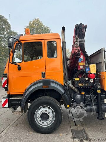 Truk derek Mercedes-Benz SK 1824 AK*4x4*HMF 1253 K4 B3*Seilwinde