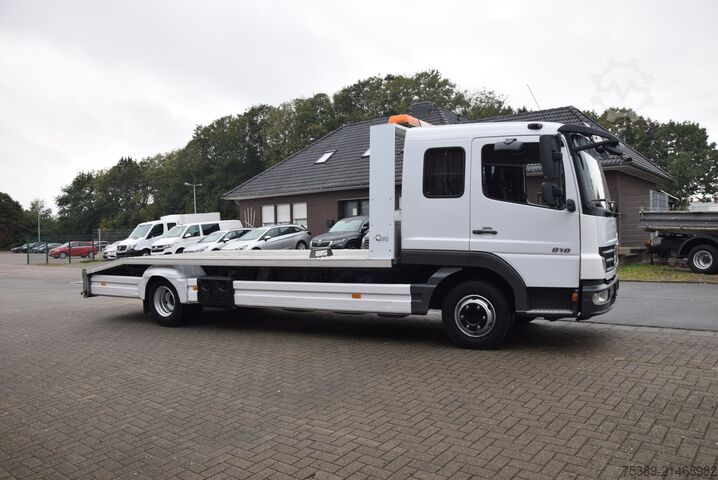 وان حمل خودرو Mercedes-Benz Atego 818 Abschepp. Seilwinde AHK Klima Liege