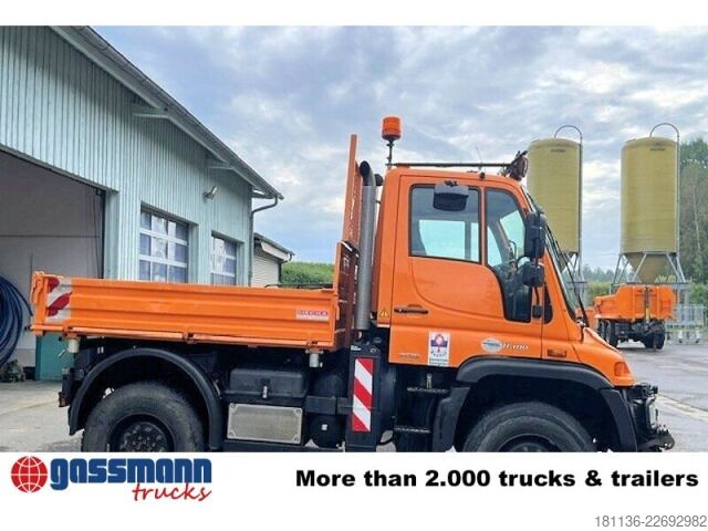 Xe tải chuyên dụng Unimog U 400 4x4, Kipper, Kommunalhydraulik, Zapfwelle