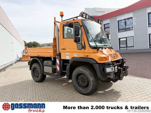 Special purpose truck Unimog U 400 4x4, Kipper, Kommunalhydraulik, Zapfwelle