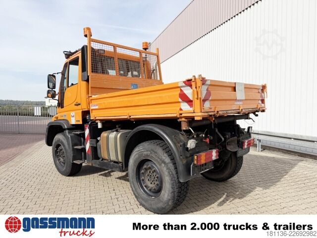 Special purpose truck Unimog U 400 4x4, Kipper, Kommunalhydraulik, Zapfwelle