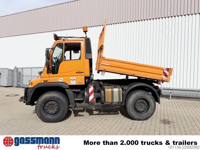 Special purpose truck Unimog U 400 4x4, Kipper, Kommunalhydraulik, Zapfwelle