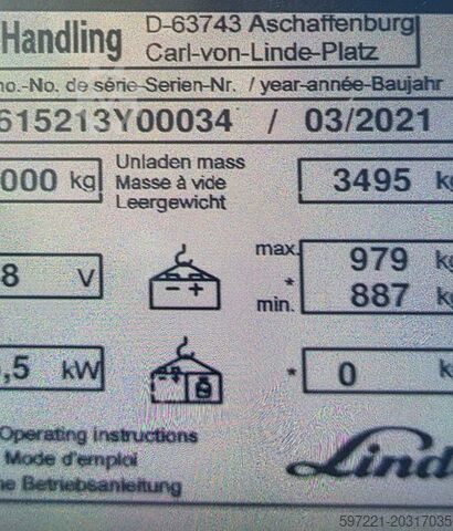 Vertical order pickers Linde V 48 (5213) (drei Stück vorhanden)