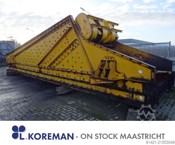 Sorteringsmaskin Binder Bivitec 19/95-1 Binder Type: Bivitec flip flop Surface: 9500 x 1900 mm – 1 Deck Screening machine Binder Bivitec 19/95-1