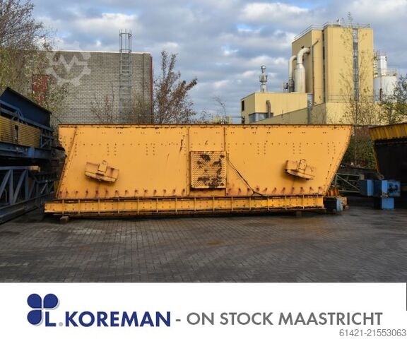 Máquina de triagem Binder KRL/EDS BinderType: KRL/EDSSurface: 7000 x 2400 mm – 2 DeckScreen Opening Upperdeck: [] 70 x 70 mm Screening machine Binder KRL/EDS