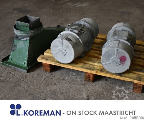 Peneiradora Mogensen Sizer SH1026 Mogensen Typ Sizer SH 1026 2 Decks With two pieces vibration motors of each 0,9 kW Screening machine Mogensen Sizer SH1026