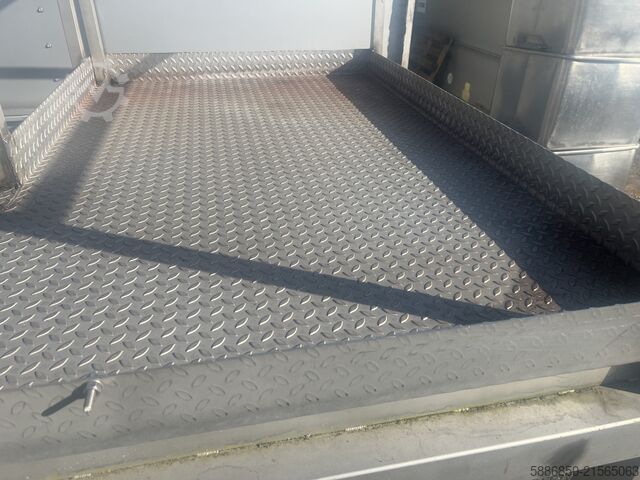 Platform til vask / service af maskiner i rustfrit stål  