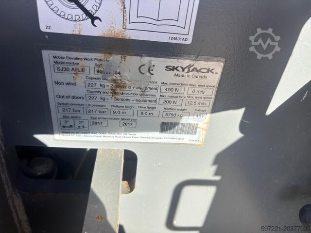 Zglobna ruka Skyjack SJ30ARJE 2WD