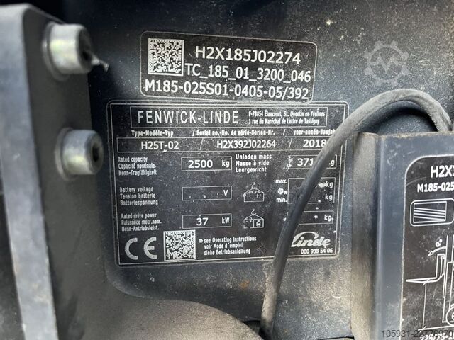 LPG-vorkheftruck Linde H25T-02