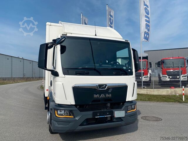 Vrachtwagen met bakwagen MAN TGM 15.290 BL/Koffer/3Sitzer/NL8,0 To/LBW/17 tkm