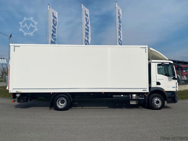 Vrachtwagen met bakwagen MAN TGM 15.290 BL/Koffer/3Sitzer/NL8,0 To/LBW/17 tkm