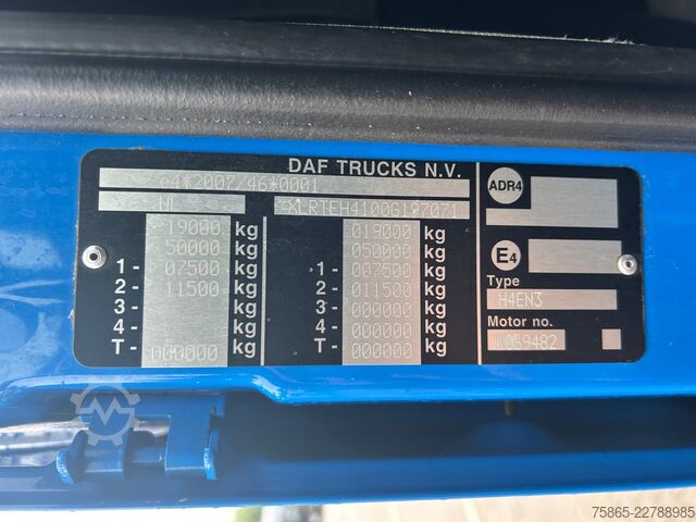 Volumen-SZM DAF XF 450 FT SC / 857 dkm / Tacho V2 / 2 Tanks / N...