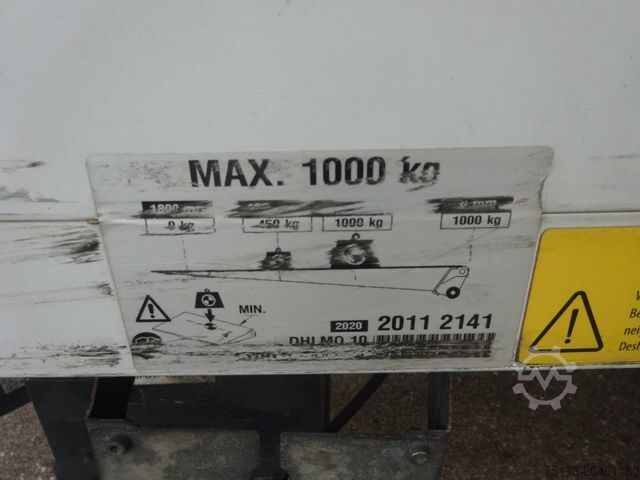 Vrachtwagen met bakwagen IVECO 75 E21 Eurocargo 4x2 Koffer LBW