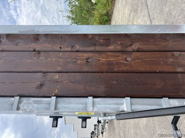 Low loader trailer Möslein T 3-8,20 P VB H1  3 Achs Tieflader mit gerader Ladefläche 8,20 m, Neufahrzeug