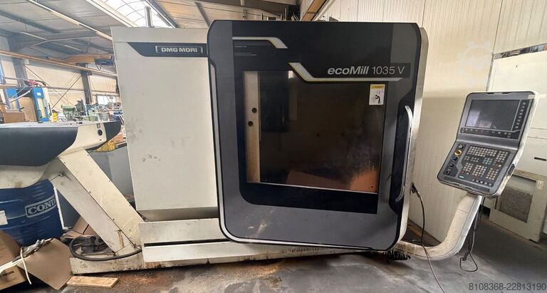 Lóðréttur vinnslumiðstöð DMG MORI 1035v ecomill