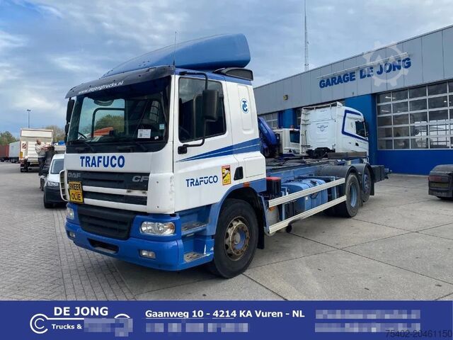 Chassi med hytt DAF CF 75.310 / Manual / Euro 3