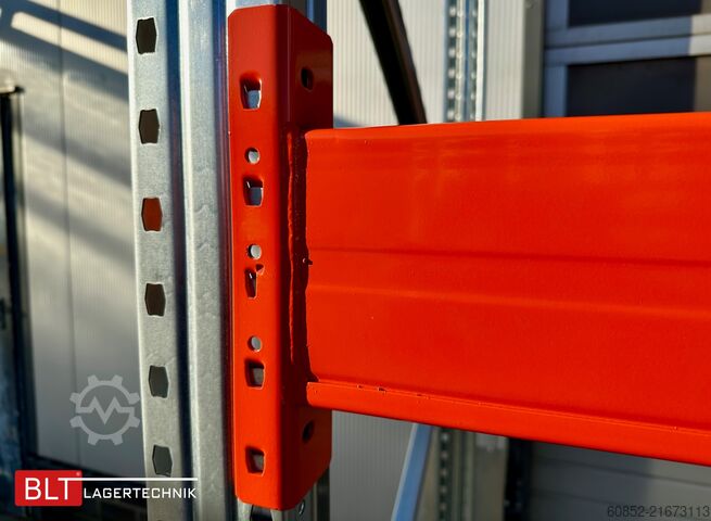 Schwerlastregal ca. 14 lfm. Palettenregale H: 500cm Fachlast: 4500 kg , 60 Palettenplätze