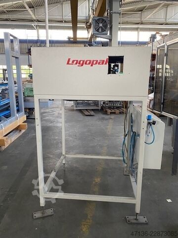 Máy dán nhãn pallet Logopak Paletten Etikettierer