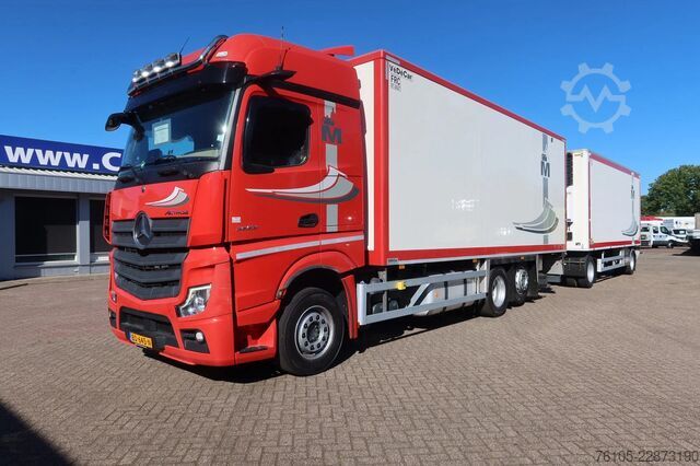 Transporte refrigerado/congelado Mercedes-Benz Actros 2653 2653 LL Koel/Vries. Cherau Aanhange...