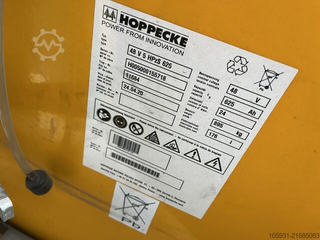 Forklift elektrik me 3 rrota Jungheinrich EFG216k
