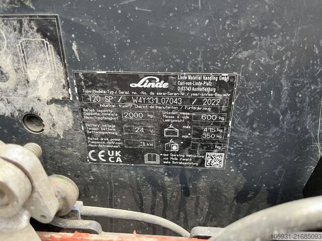 Ručný paletový vozík Linde T20SP