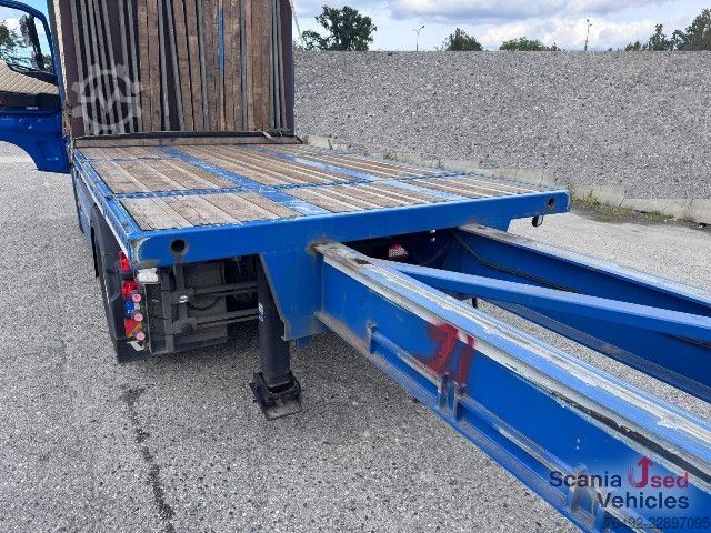 Avoin puoliperävaunu Schwarzmüller S1 Pritsche 4,0 m ausziehbar + Ladungsträger 1,5