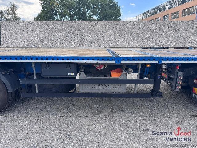 Avoin puoliperävaunu Schwarzmüller S1 Pritsche 4,0 m ausziehbar + Ladungsträger 1,5
